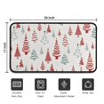 thumbnail image 5 of Multicolor Christmas Tree Pattern Door Rugs,Washable Non Slip Door Mats Indoor,Decorative Door Mats,Entry Mat Indoor for Entrance,Bedroom,Kitchen,Bathroom,30"x17", 5 of 6