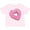 AD-Pink, variant on Inktastic Heart Shaped Donut with Pink Icing and Sprinkles Boys or Girls Toddler T-Shirt