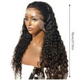 thumbnail image 2 of European and African Curly Wigs for Women Featuring Long Black Hair with Middle Part Style, 2 of 7