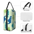 thumbnail image 5 of Uemuo Cute Dinosaur Blue Green Pattern Portable Toiletry Bags with Handle, Waterproof travel Make up Bags for Women, Large Capacity Travel Cosmetic Bags, 5 of 9