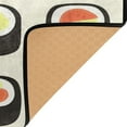 thumbnail image 4 of Sushi Rolls 80''x58'' Extra Large Plush Memory Foam Rug, Soft, Absorbent, Non Slip, 4 of 7