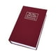 thumbnail image 3 of Libro de diversión Caja de bloqueo seguro Contenedor portátil Decoración del hogar Caja de cerveza Safe Booksfe con bloqueo de combinación Rojo, 3 of 9