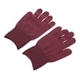 thumbnail image 2 of Conductive Fiber Gloves, Static Free Soft Skin Friendly Conductive Protective Gloves Compact  For Laboratory For Factory For Men Women Wine Red, 2 of 8