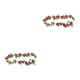 thumbnail image 1 of Flores Simuladas Kearding 2Conjunto Rojo Vid Rosa De 16 Cabezas, 1 of 6