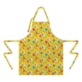 thumbnail image 2 of Fairy Princess Flower Pattern Apron-Garden Aprons for Women with Pockets-Cotton Linen Waterproof Kitchen Cooking Gardening Aprons Adjustable for Kitchen,Cooking,BBQ and Salon 33x27 Inch, 2 of 7