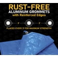 thumbnail image 3 of 20'X30' Blue Poly Tarp Tarpaulin Poly Cover Canopy with Grommets, 3 of 6