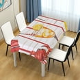 thumbnail image 4 of Yayeee Tablecloths 54" x 54" Rectangle Wrinkle Resistant Party Table Cover, Beach Crab, 4 of 8
