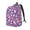 Small, variant on cartoon rainbow Skull Pattern Durable Canvas Backpack for Men & Women – Stylish & Lightweight – Adjustable Straps, Multiple Pockets – Fits 15-17 Inch LaptopsMedium
