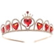 thumbnail image 1 of Elegante corona de diamantes de imitación con corazones, diadema decorativa, tocado de novia, hermosa tiara de cristal, accesorio para el cabello de boda., 1 of 6