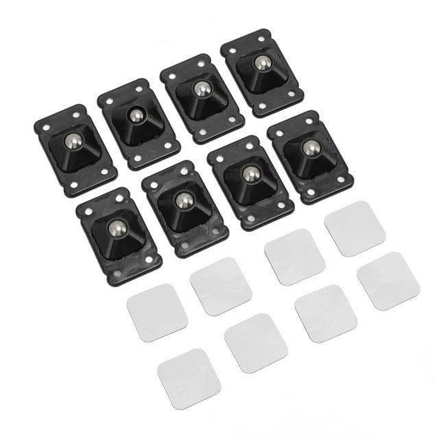 Rueda giratoria, Mini ruedas giratorias, ruedas adhesivas, ruedas adhesivas, caja de almacenamiento, ruedas adhesivas, rendimiento finamente ajustado
