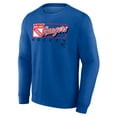 thumbnail image 2 of Men's Fanatics Royal New York Rangers Focus Fleece Pullover Sweatshirt, 2 of 3