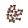 thumbnail image 3 of ZheElen Empty Spools For Crafting Kids Enjoy Wood Spools For Creative Arts And DIY Projects Thread Bobbin Twine Wire Coffee 5.2 cmx3.5 cm, 3 of 6
