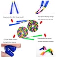 thumbnail image 3 of Long Jump Rope,Double Dutch Jump Rope 16 Ft 2 Pack,Jump Rope for Kids Adults,Beaded Segmented Skipping Rope, 3 of 5