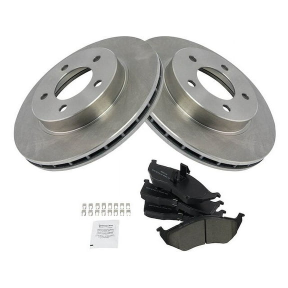 Front Brake Pad and Rotor Kit - Compatible with 1993 - 1997 Dodge Intrepid 1994 1995 1996