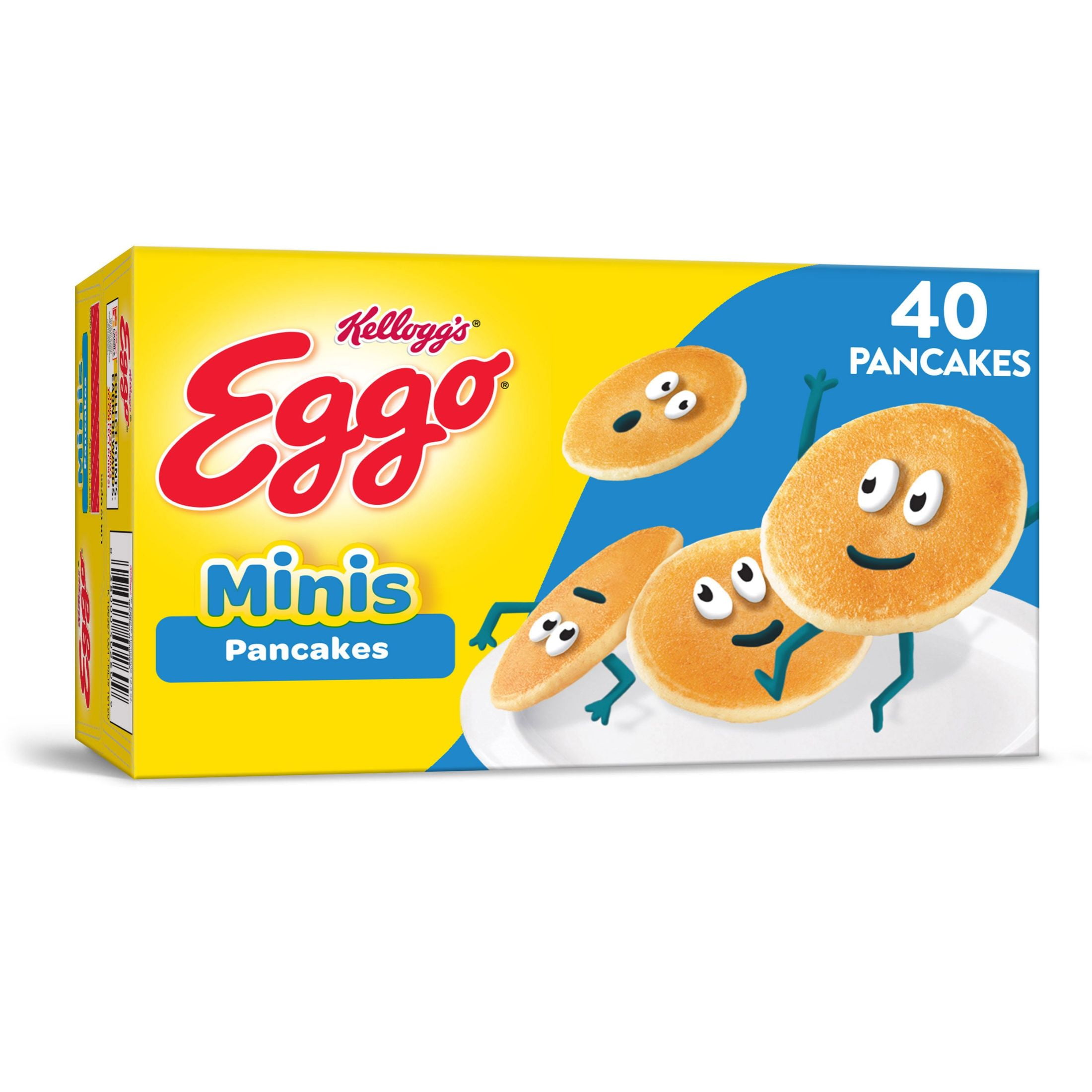 Eggo Minis Original Frozen Pancake Bites, 14.1 oz, 40 Count (Frozen