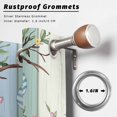 thumbnail image 2 of Outdoor Curtains for Patio Waterproof, Happy Easter Outdoor Privacy Panels Grommet, Spring Bunny Colorful Eggs Wooden Grain Blackout Outside Curtains for Porch/Cabana/Pergola/Gazebo 54"x84", 1 Panel, 2 of 8