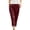 #314-Wine, variant on TaTaai Womens Casual Wide Leg Pants Linen Feel Drawstring Elastic Waist Solid Color Loose Trousers for Daily 1-Pack Gift