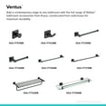 thumbnail image 4 of Kraus Bathroom 2.81" Towel Bars, Matte Black, 1.75"H, 4 of 7