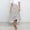 White, variant on jsaierl Women’s Summer Chiffon Boho Print A-line Midi Skirts High Waist Pleated Ruffle Swing Beach Vacation Skirt