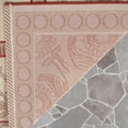thumbnail image 6 of Safavieh Courtyard Cooper Botanical Indoor/Outdoor Runner Rug, Natural/Red, 2'3" x 6'7", 6 of 10