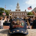 thumbnail image 5 of 250th Anniversary USA Hat, Flag & Eagle Printed Baseball Cap Patriotic Tribute To 1776-2026 Gift for History Enthusiasts & Patriots, Celebration Events, 5 of 6