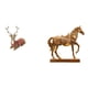 thumbnail image 1 of Figuras de renos,Figuras de reno,alce,ciervo,estatua,decoración del hogar,Estatuas de caballos,Estatuas de caballos Figura de caballo Figura de caballo,Escultura de caballo Adornos de caballo, 1 of 8
