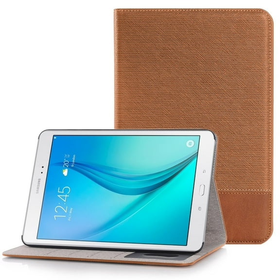 Mignova Samsung Galaxy Tab A 8.0 folio Case - , Kickstand ,Card Pocket Folio Leather Case Cover for Galaxy Tab A Tablet 8.0 inch, SM-T350 P350 (Galaxy Tab A 8.0 (T350) ( Brown)