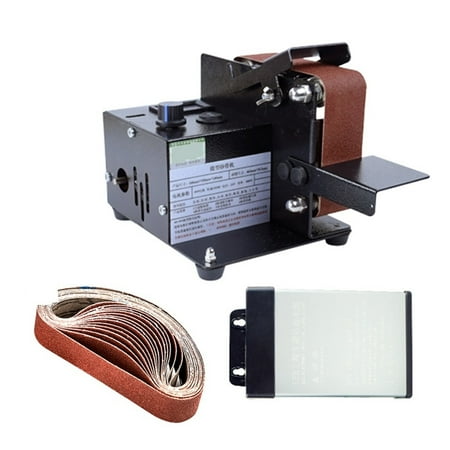 

Mini Electric Belt Sander DIY Polishing Grinding Machine Cutter Edges Sharpener Multifunctional Grinder With Belt Low Vibration