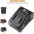 thumbnail image 3 of 18V R86092 Fast Charger for RIDGID 18V Battery R840083 R840085 R840086 R840087 AC840085 AC840086 AC840087P AC840089, 3 of 6