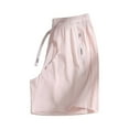 thumbnail image 3 of Stephy Women's Stretch Breathable Casual Quick Drying Drawstring Beach Shorts, Pink, XL, 3 of 3