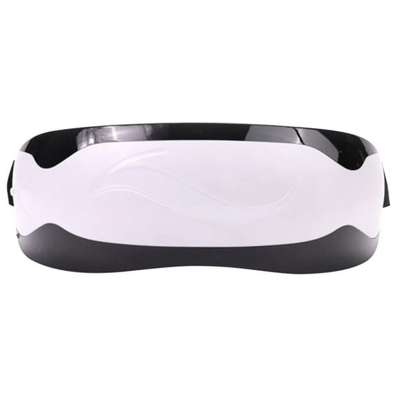 Beauty Under $15 Magnetic Therapys Eye Mask With Vibration & Pulses Massage 22 Magnets 9-Mode Automatic Cycle Timing Rechargeable Reduce Eye Dark Circles Improve Sleep White