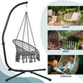 Aoodor Hammock C Stand(Only) Solid Steel Construction For Hanging Swing