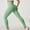 Green, variant on High Waisted Womens Leggings Green Running Scrunch Butt Buttery Soft Yoga Pants Solid Workout Full Leggings