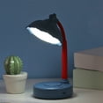thumbnail image 6 of Rechargeable LED Desk Lamp - Foldable Eye-Care Light with 3 Color Modes & Stepless Dimming, USB Powered (9.06 Inch) Dark Blue, 6 of 7