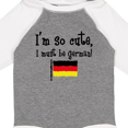 thumbnail image 4 of Inktastic So Cute German Boys or Girls Long Sleeve Baby Bodysuit, 4 of 5