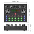 thumbnail image 4 of Condenser Microphone Bundle, Audio Mixer BM-800 Podcast Microphone with Voice Changer, Studio Equipment for Laptop Computer Vlog Living Broadcast Live Streaming YouTube TikTok, 4 of 10
