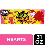 SOUR PATCH KIDS Soft & Chewy Valentines Day Candy Hearts, Giant Box