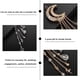 thumbnail image 5 of 2 horquillas con borlas de diamantes de imitación para el pelo, pasador para el pelo con forma de luna, accesorio para el pelo de niña, 5 of 7