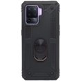 thumbnail image 1 of Funda de Uso Rudo Cely Vesmir con Anillo Magnético Para Oppo Reno 5 Lite Negro Más 2 Micas de cristal, 1 of 5