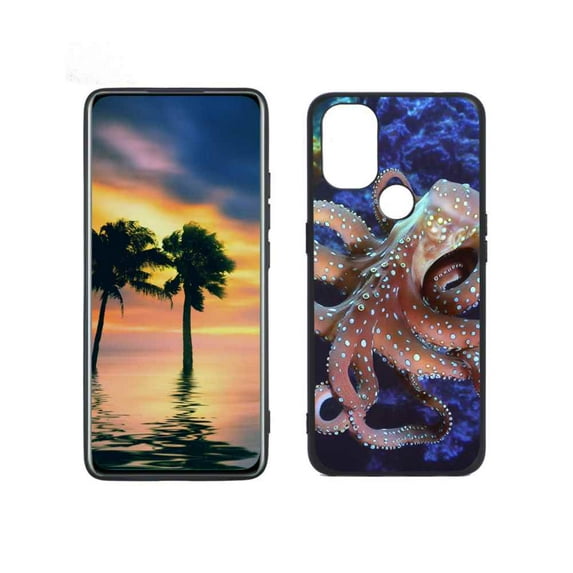 Compatible with OnePlus Nord N10 Phone Case, Octopus Case Silicone Protective for Teen Girl Boy Case for OnePlus Nord N10