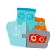 thumbnail image 1 of Partheme Novelty Toys 2 Counts Intellectual Development Training Kids Geometric Puzzle Matching Game Wooden Toy B C D, 1 of 3