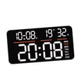 thumbnail image 3 of Elodie Alarm Clock Modern Temperature Detect Desk Clock for Living Room Hall Beside white light, 3 of 8