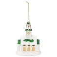 thumbnail image 1 of Church Winter White 5.75 x 4.25 Glass Holiday Decorative Hanging Ornament, 1 of 1