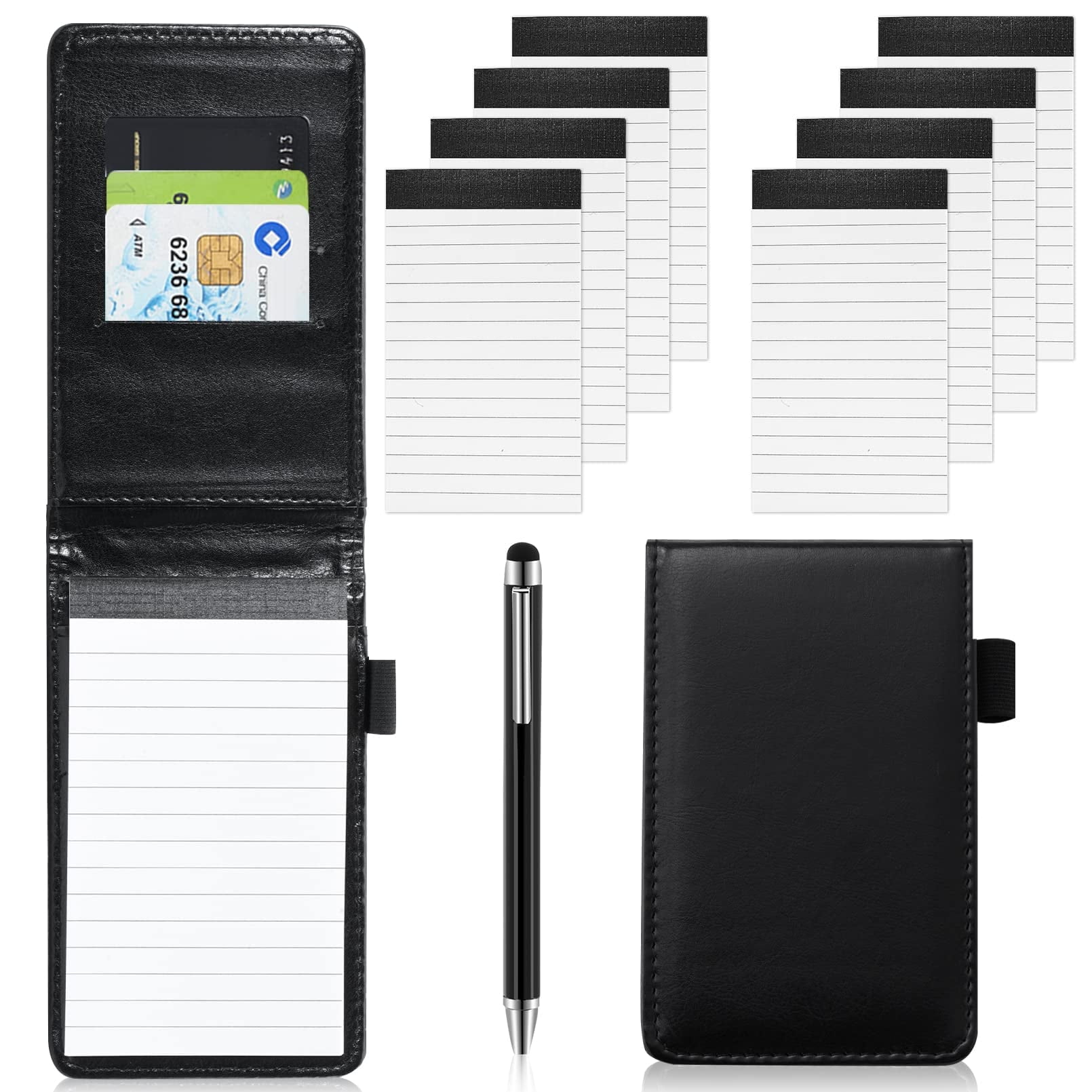 国内発送 SYZ3C 3.4 Holder, Pen with Notebook Leather Mini 時計