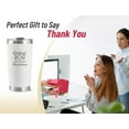 thumbnail image 4 of Thank You for Being Awesome 20oz Tumbler, Thank You Gifts, Inspirational Gifts for Employees, Coworkers, Teachers, Friends, Employee Appreciation & Administrative Day Gifts, Light Purple, 4 of 7
