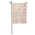 thumbnail image 1 of POGLIP Geometric Rose Gold Chevron Patterned on Abstract Elegant Luxury Pattern Garden Flag Decorative Flag House Banner 28x40 inch, 1 of 2