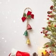 thumbnail image 3 of OEFNTAC Decorations Christmas Hanging Bell Decoration with Velvet Bow and Pine Cones 9.06x7.87in for Tree Scene Decor Christmas Decorations Indoor, 3 of 5