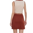 thumbnail image 3 of Lovito Casual Plain Sleeveless Collar Neck Contrast Binding Split Hem Skirt Sets, 3 of 5