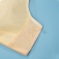 thumbnail image 6 of Lovskoo Women's Bra Lace Full Coverage Front Closure Posture Back Unpadded Wireless Comfortable Breathable Support Bra Beige, 6 of 6