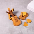 thumbnail image 4 of Guitar Pick Box, Wooden Acoustic Guitar Pick Case Custom Guitar Pick Holder with 3 Guitar Picks and Stand Guitar Pick Rack Guitar Pick Storage Container for Guitar Electric Bass Ukulele Lovers, 4 of 7